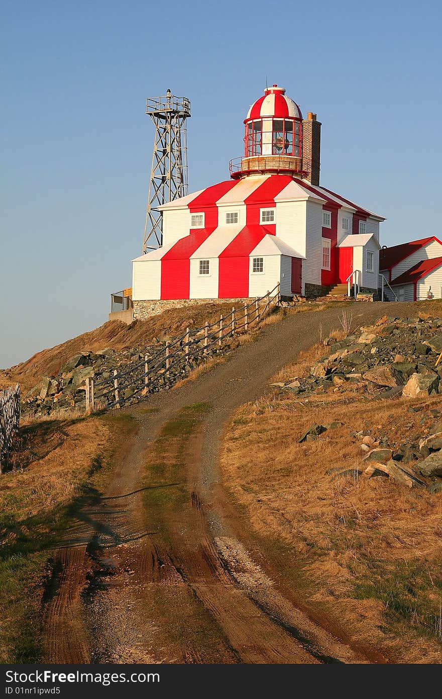 Lighthouse outside the Town of Bonavista. Lighthouse outside the Town of Bonavista