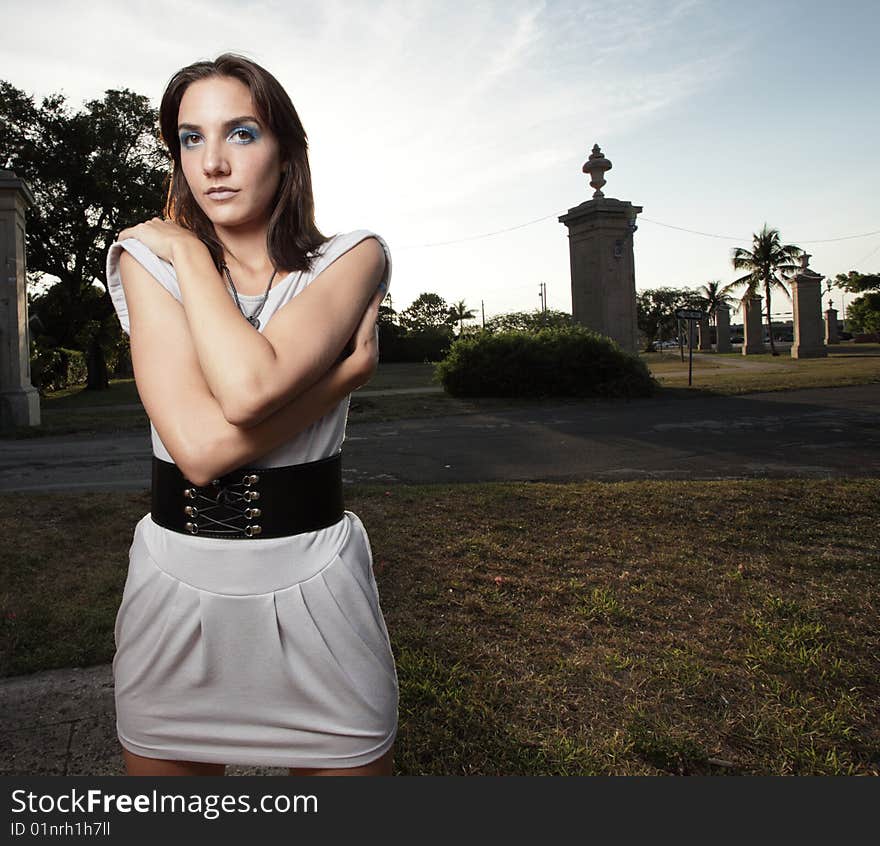 Woman With Her Arms Crossed