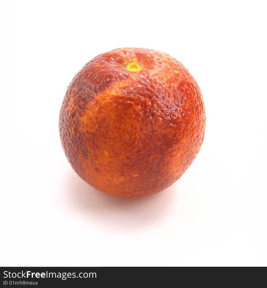 Orange Isolated over White Background