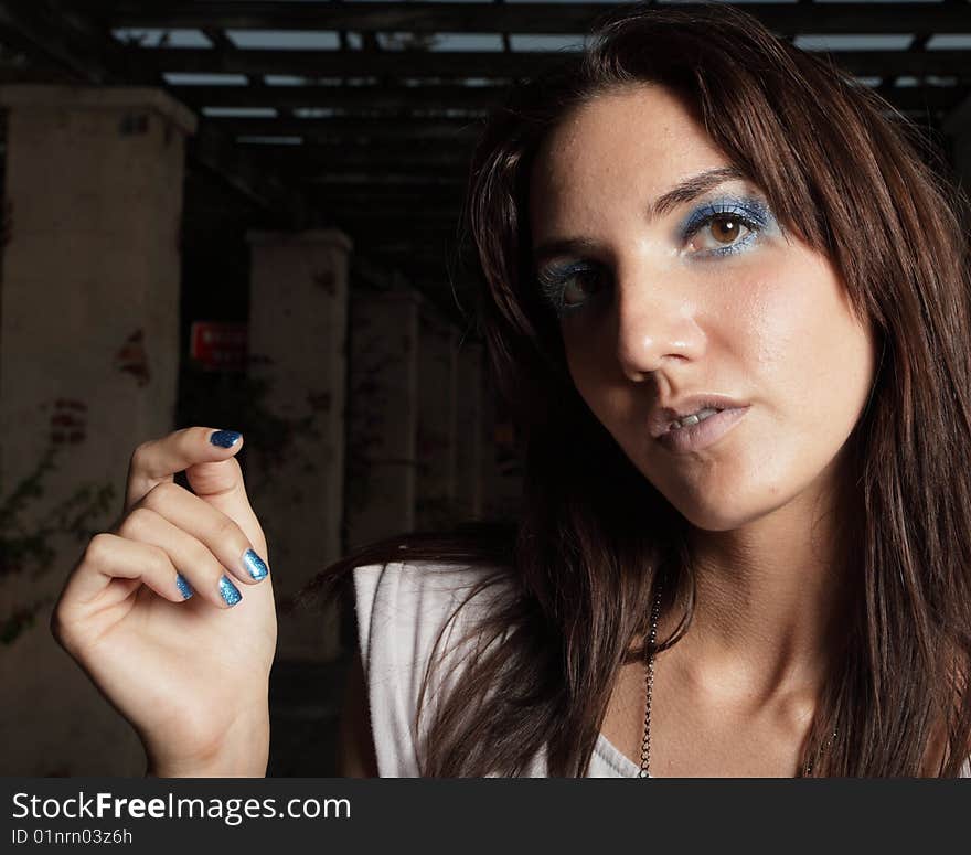 Headshot of a beautiful young woman