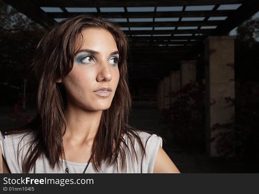 Headshot of a beautiful young woman