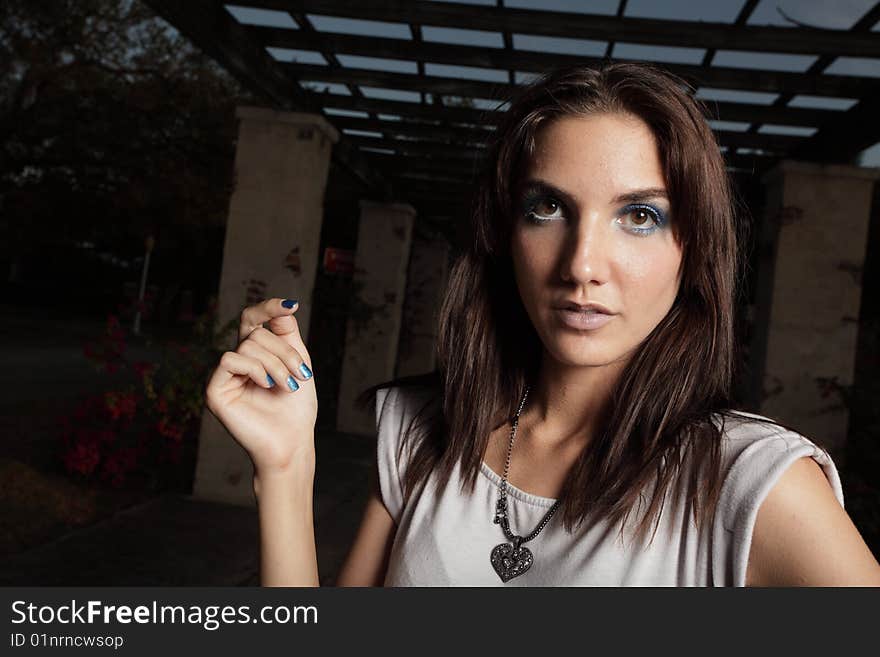 Headshot of a beautiful young woman