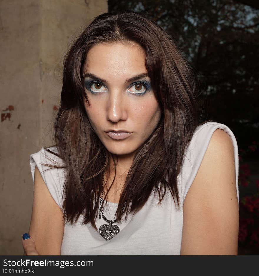 Headshot of a beautiful young woman