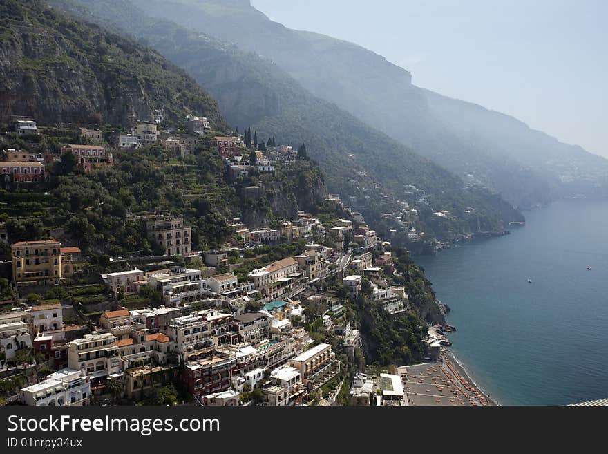 City of Positano, Amalfi Coast, Italy. City of Positano, Amalfi Coast, Italy