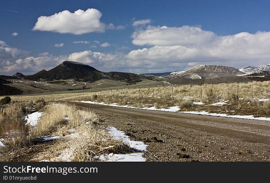 Spring thaw in Wolverine Canyon. Spring thaw in Wolverine Canyon