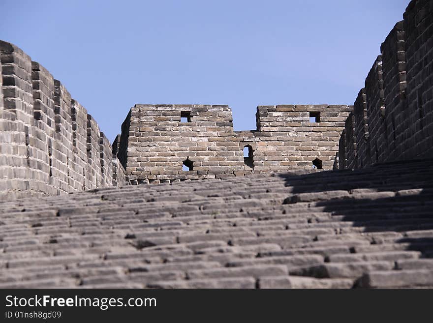 The Great Wall of China.