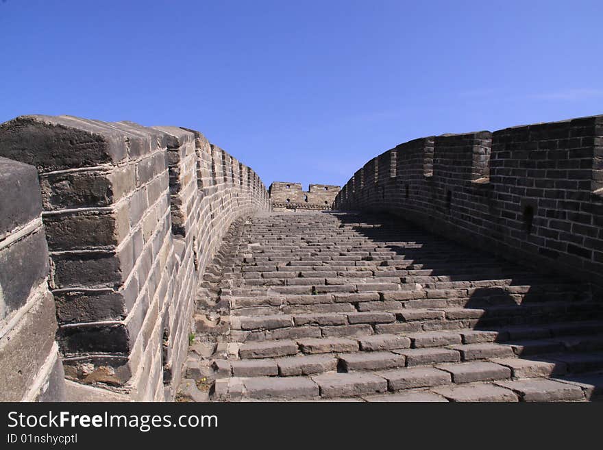 The Great Wall of China.