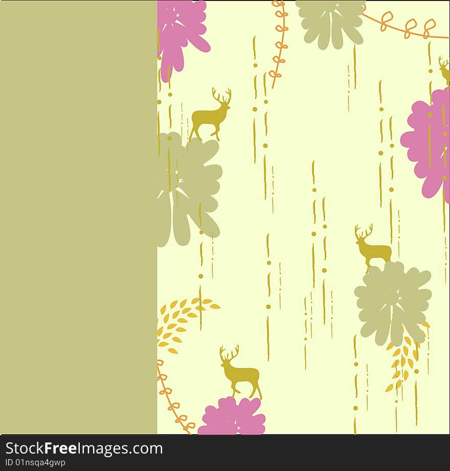 Nature card template