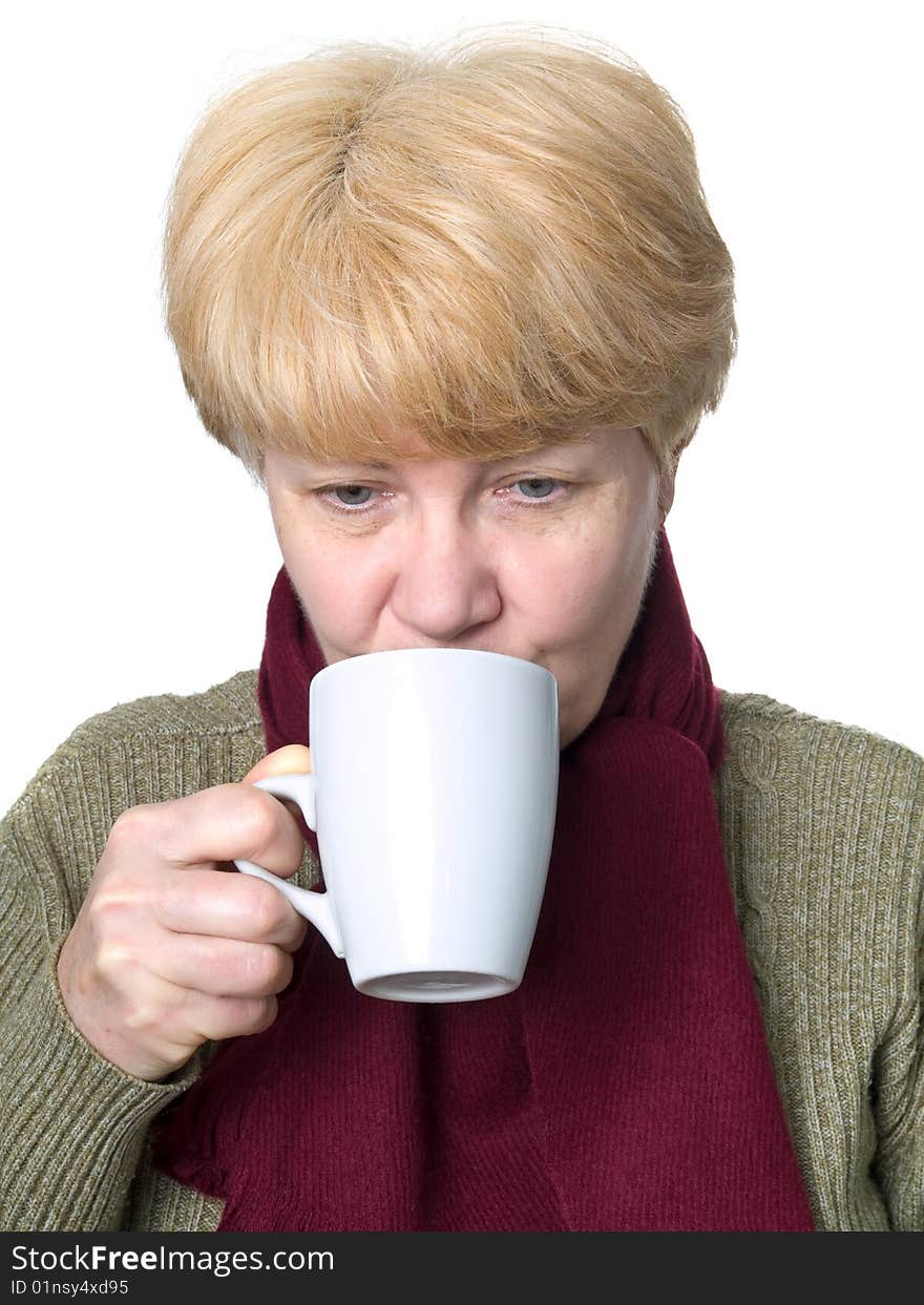 Female With Coffee Cup