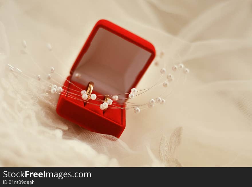 Wedding Rings In The Red Box