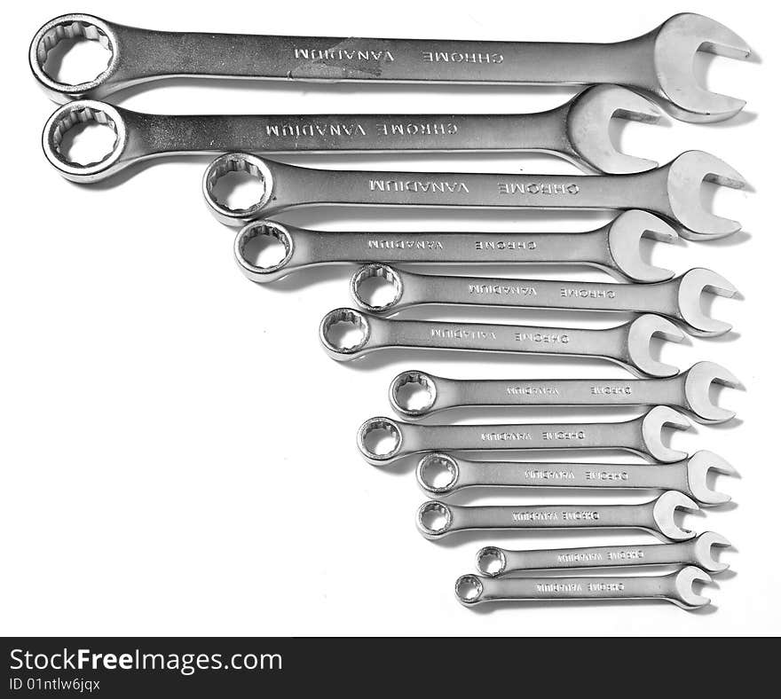 Set of wrenches