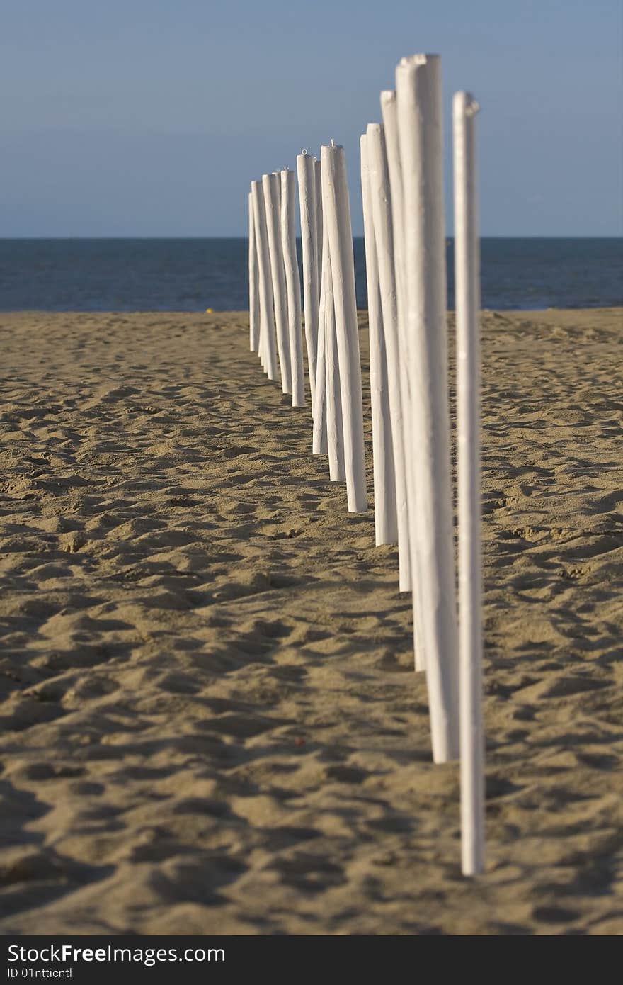 On A Beach