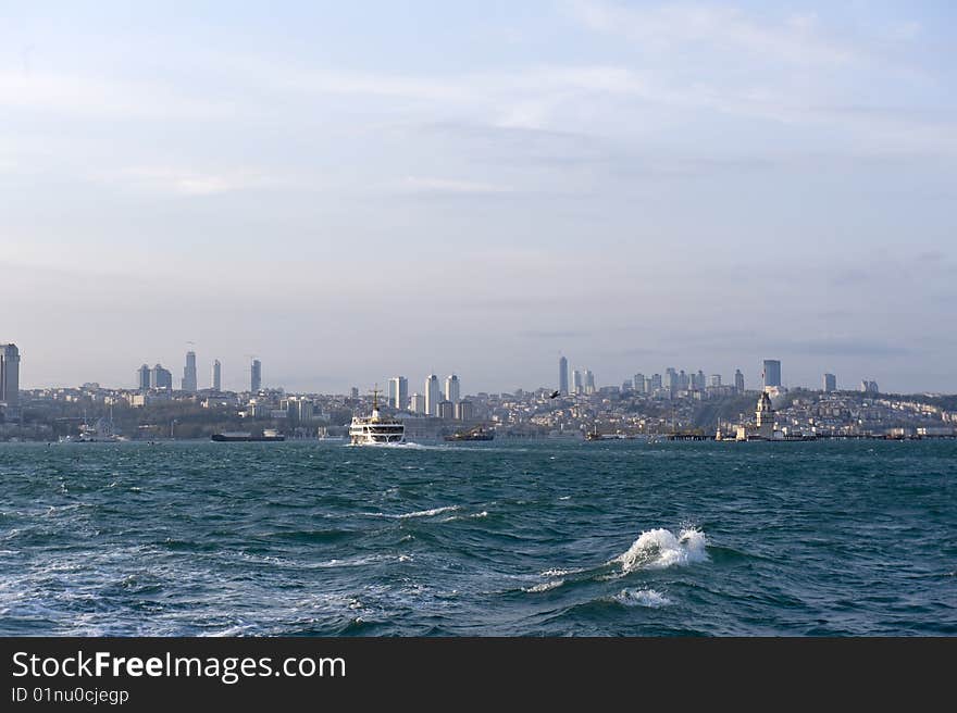 View of Istanbul by Bosporus