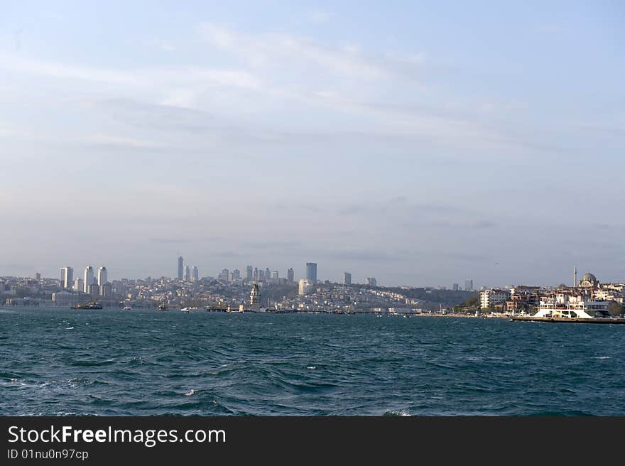 View of Istanbul by Bosporus