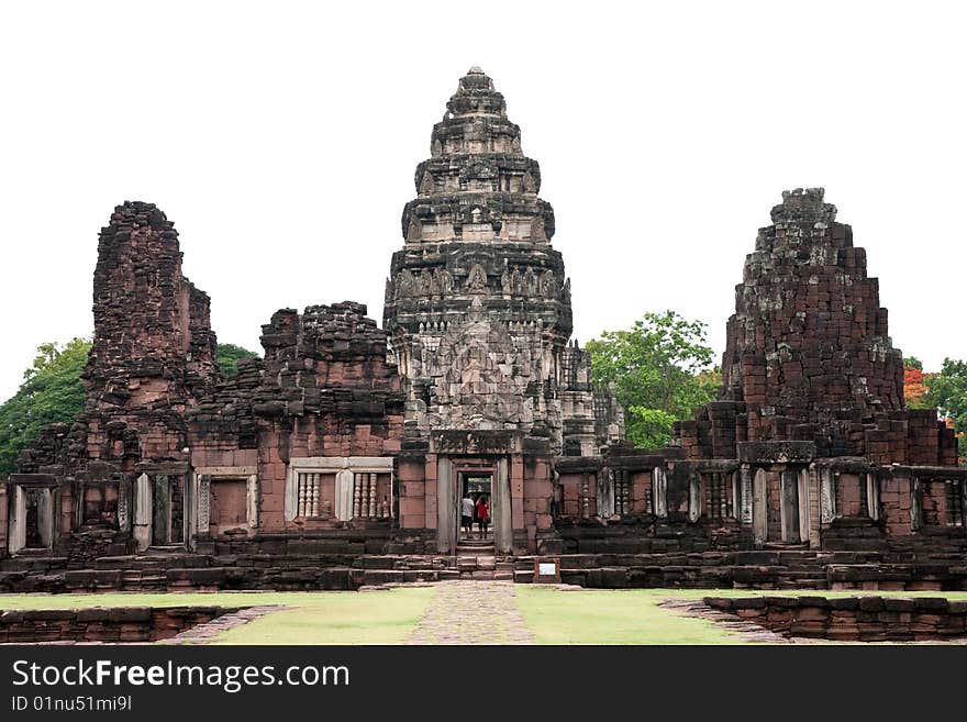 Pimai ancient city in Nakorn Ratchasima province, Thailand. Over 1000 years Khmer (Cambodia) art. Pimai ancient city in Nakorn Ratchasima province, Thailand. Over 1000 years Khmer (Cambodia) art.