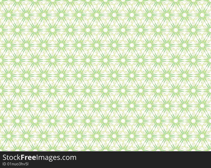 Wallpaper pattern on the white background