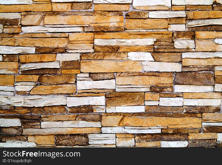 Old fashioned stone wall background