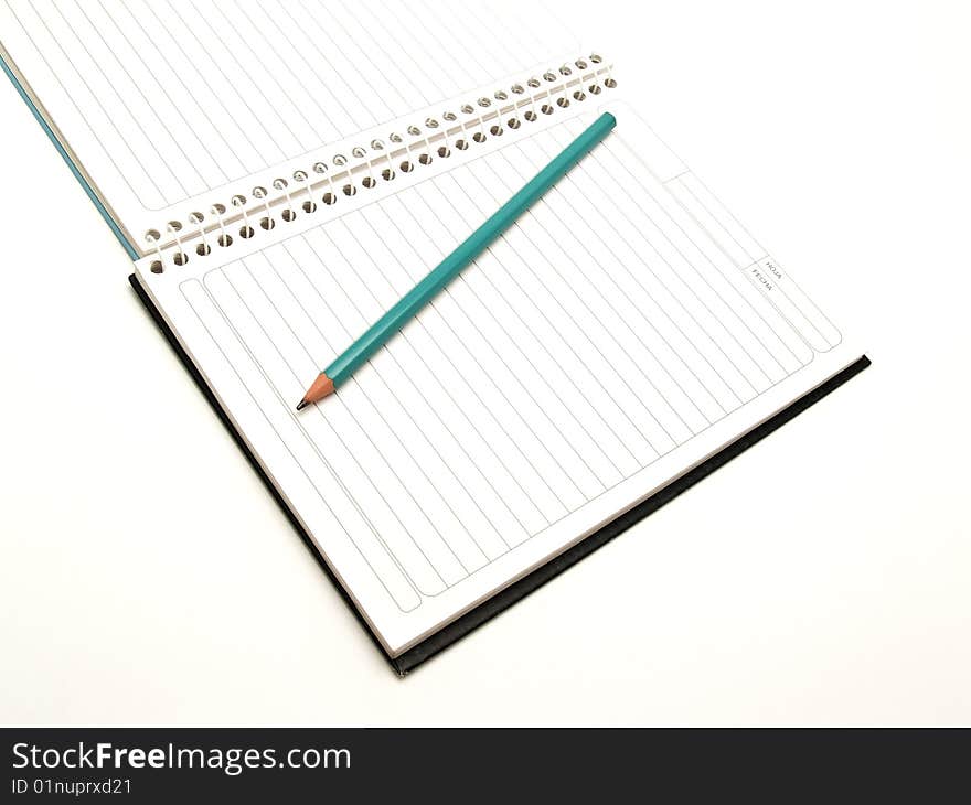 Spiral notebook with