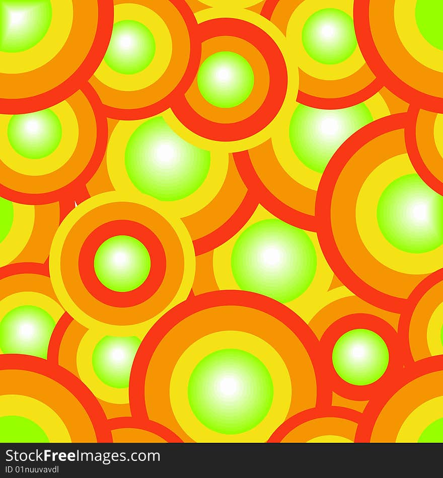 Seamless vector texture with circles. Seamless vector texture with circles