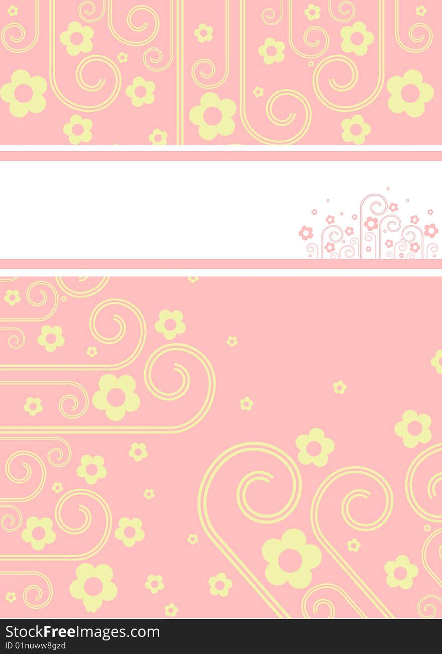 The beautiful spring flowers background