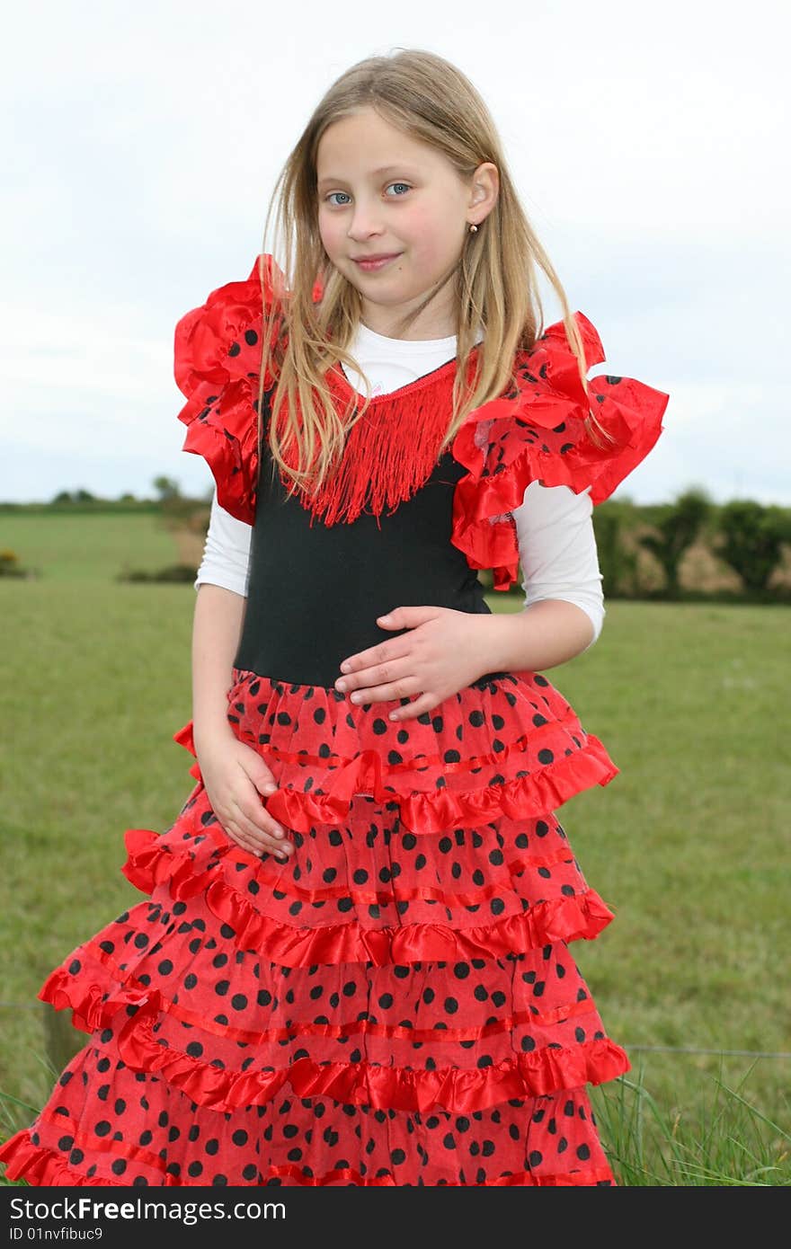 Girl on the farm