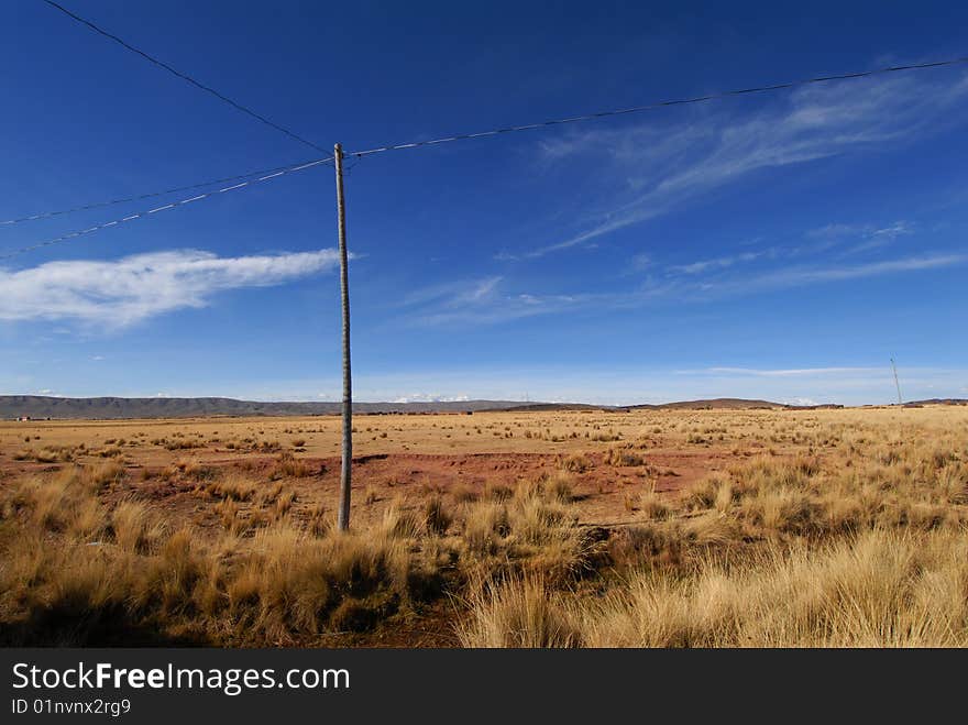 Bolivia, an image of the desert