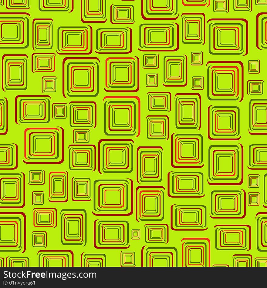 Seamless background with squares. Vector illustration