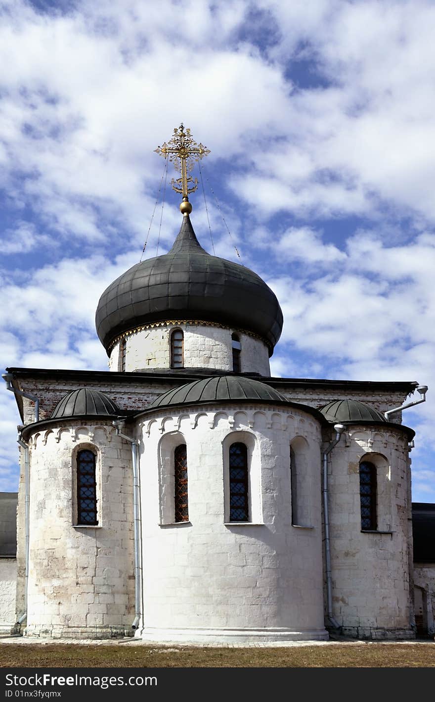 Russian Christian church in Yuriev-Polski. It was built in 12 century in times of duke Yuri Dolgoruki. Russian Christian church in Yuriev-Polski. It was built in 12 century in times of duke Yuri Dolgoruki.