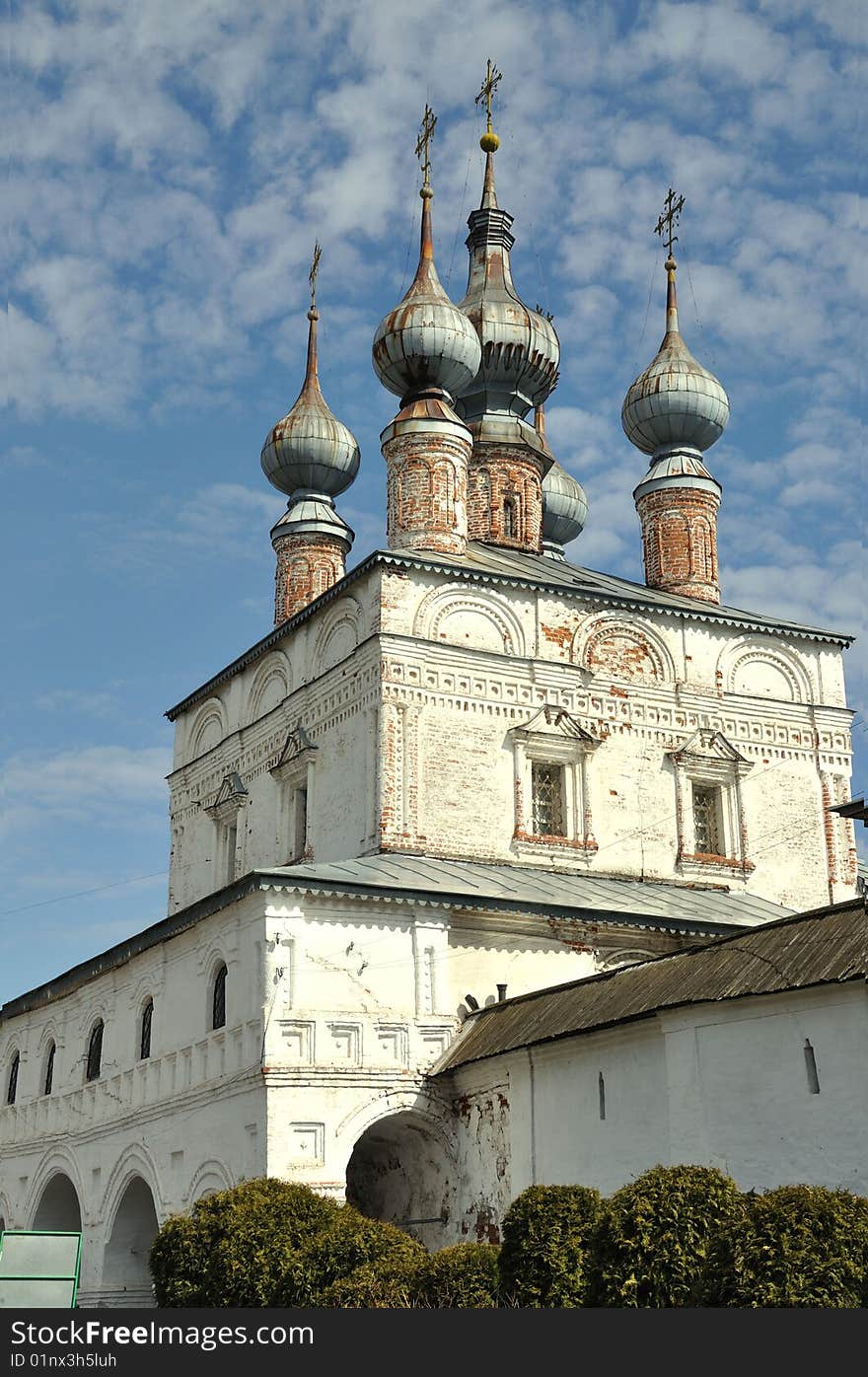 Russian Christian church in Yuriev-Polski. It was built in 12 century in times of duke Yuri Dolgoruki. Russian Christian church in Yuriev-Polski. It was built in 12 century in times of duke Yuri Dolgoruki.