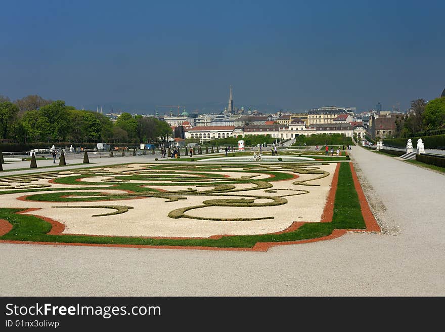 Garden Of Belveder Palace