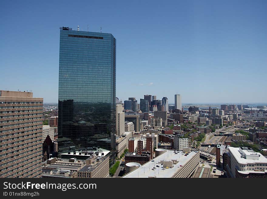 View on downtown Boston, MA. View on downtown Boston, MA