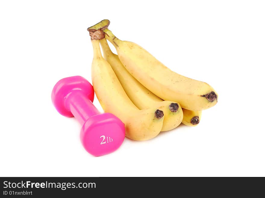 Banana And Dumbbells