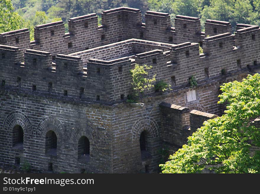 The Great Wall of China.