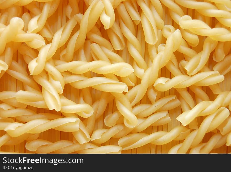 Detail of Macaroni pasta