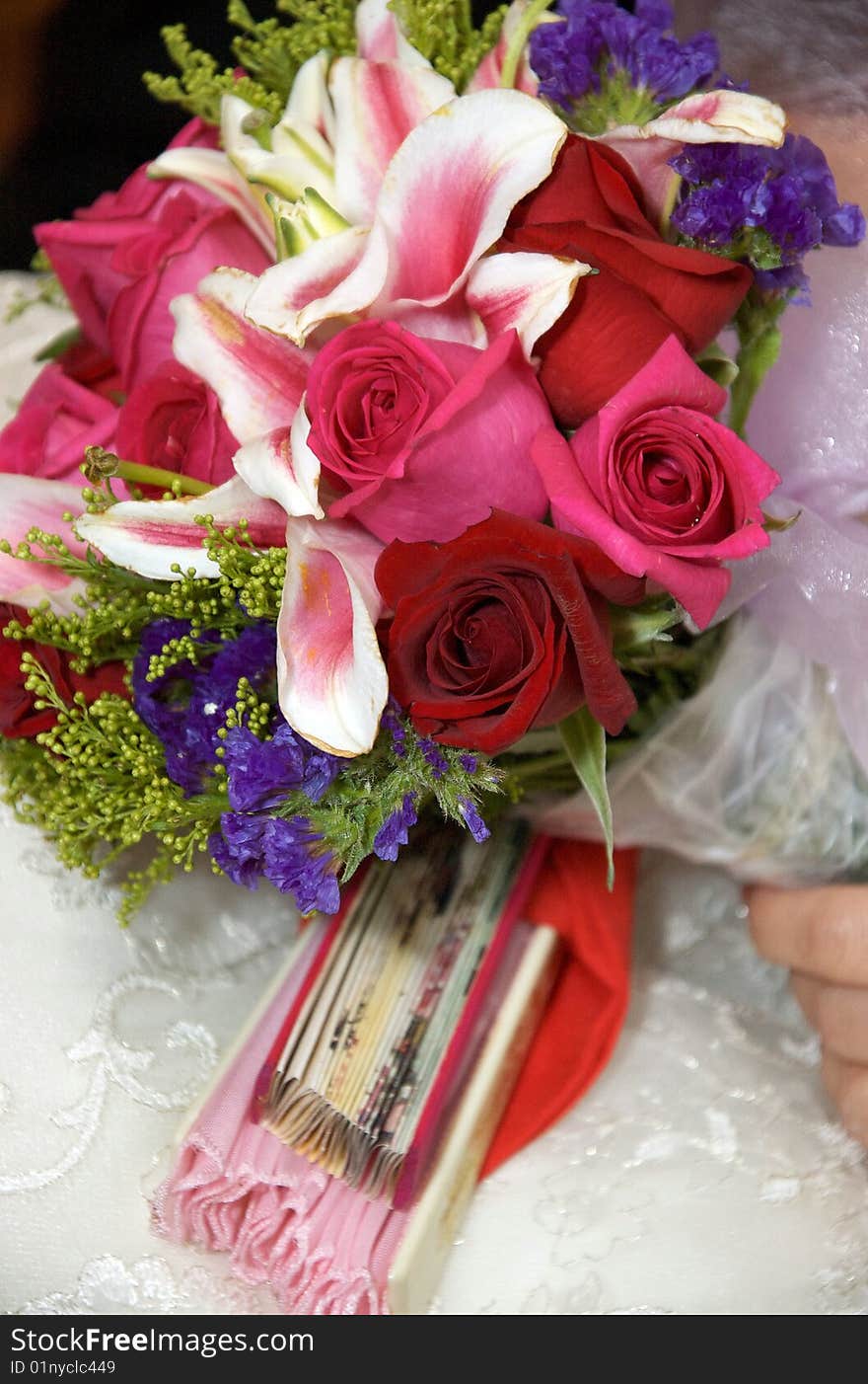 Bride s hand flower