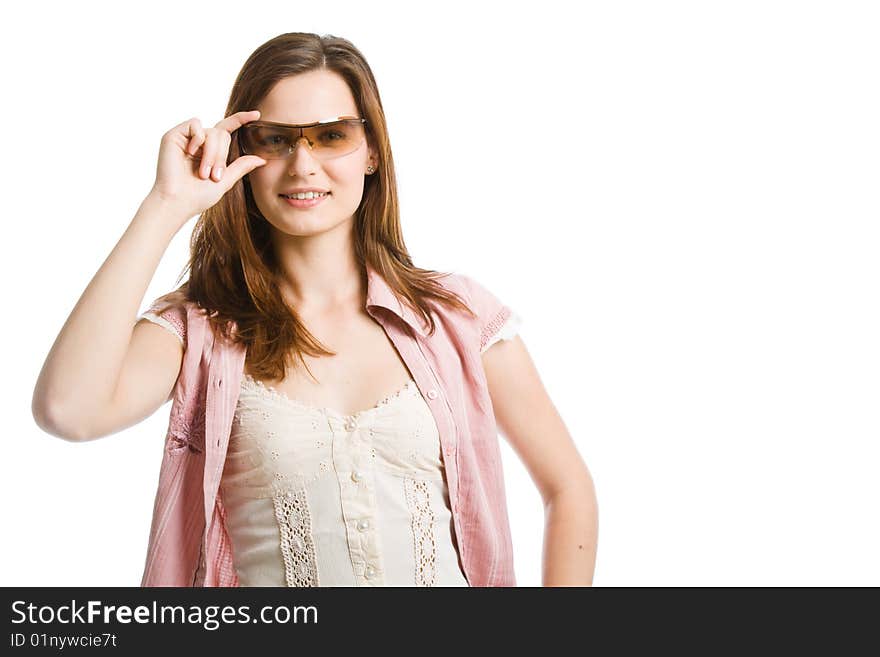 Woman in sunglasses