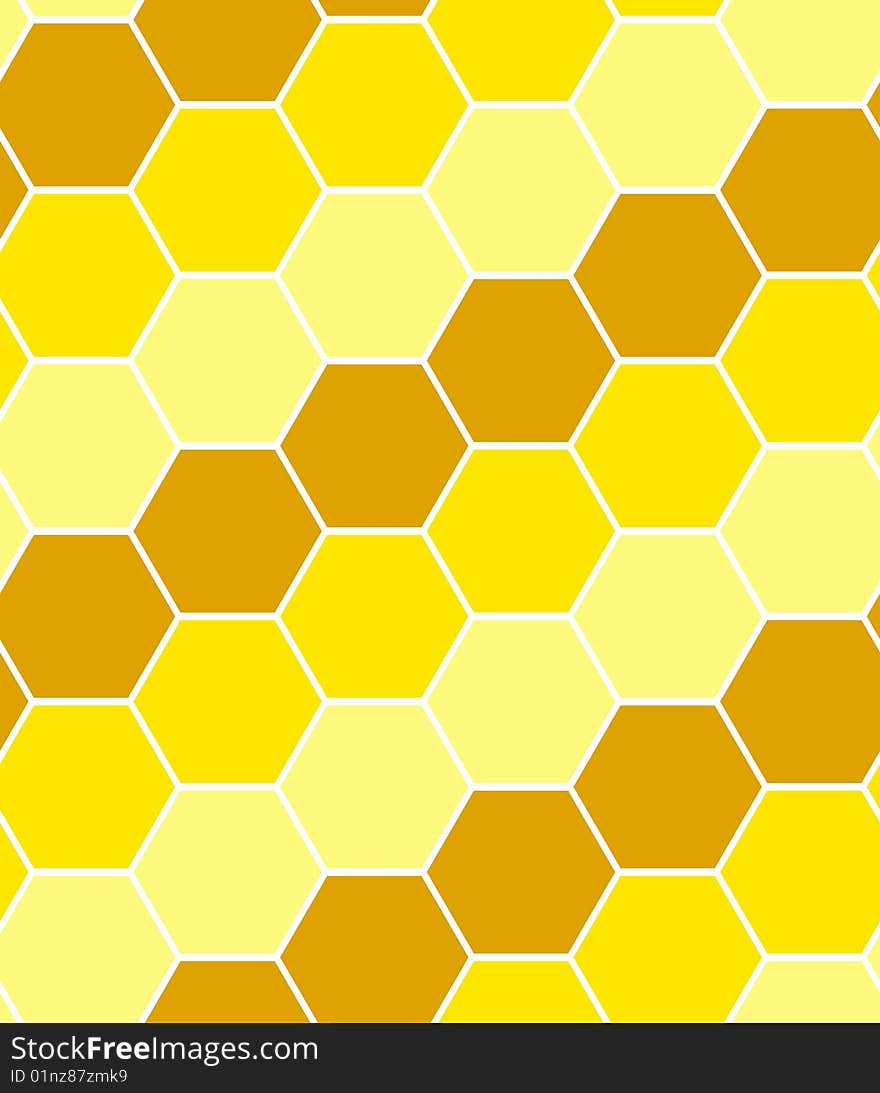 Hexagon tiles. Seamless vector pattern. Hexagon tiles. Seamless vector pattern