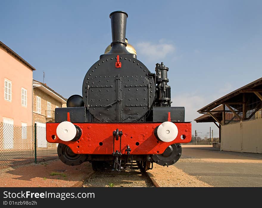 French steam train S.N.C.F. type: 040 A51 - Eight Wheel Switcher - built in Paris 1864-1884. French steam train S.N.C.F. type: 040 A51 - Eight Wheel Switcher - built in Paris 1864-1884