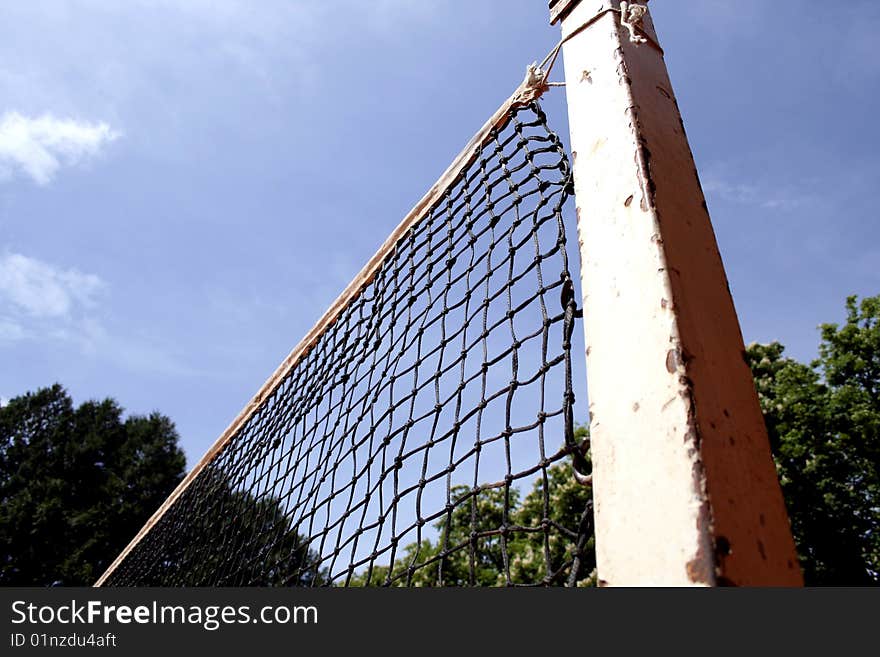 Tennis or beachvolley net