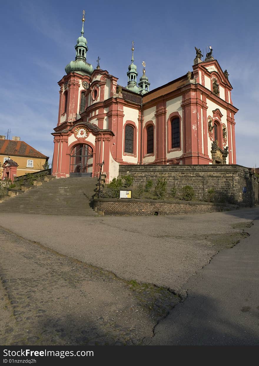 Image of the christian temple in czech republic. Image of the christian temple in czech republic