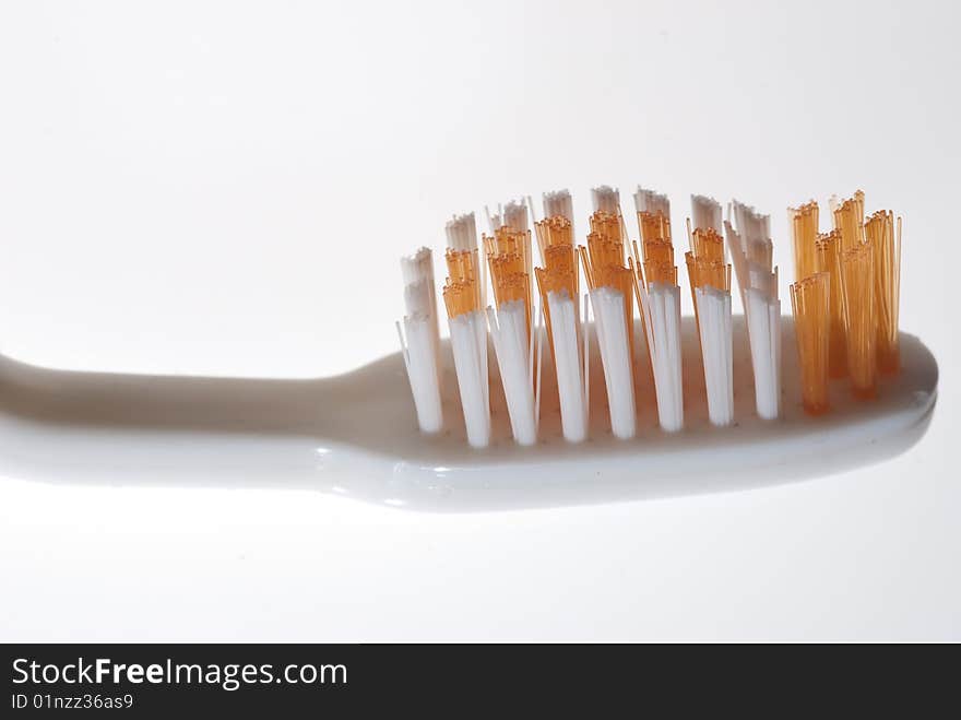 Toothbrushes, isolated on white background.