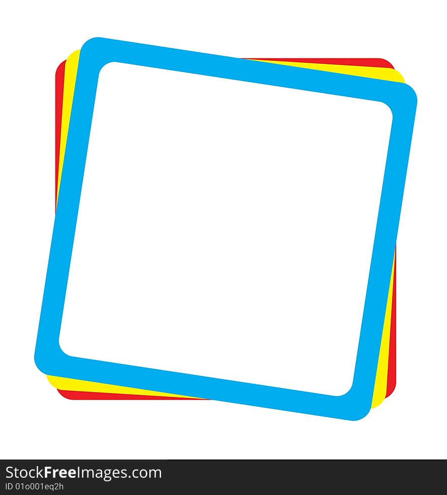 Abstract vector framework on a white background. Abstract vector framework on a white background