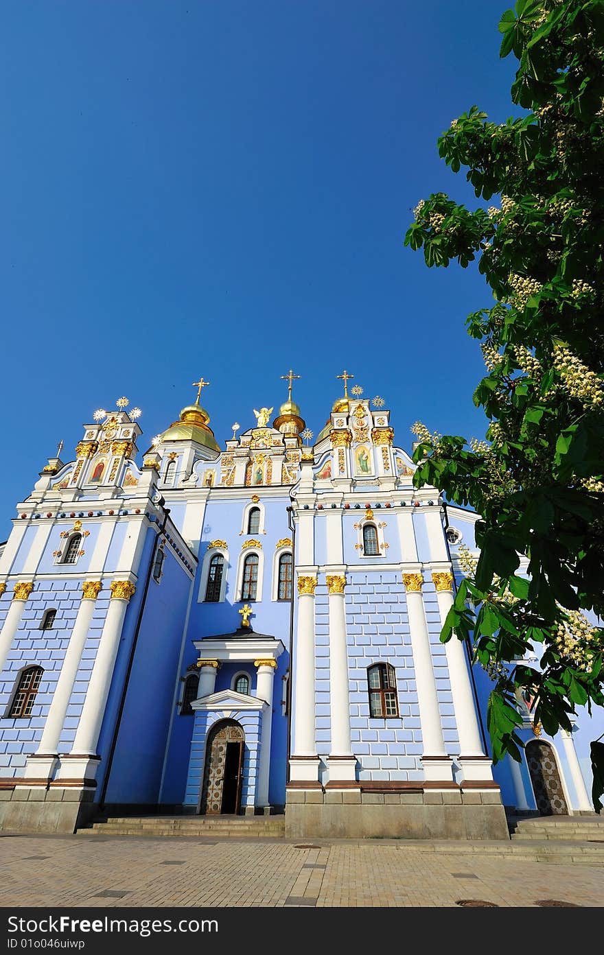 Renovated cathedral of saint Michail in Kiev