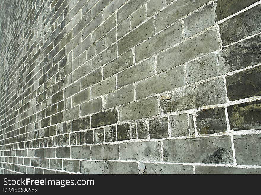 Brick wall background at obliquitous angel. Brick wall background at obliquitous angel