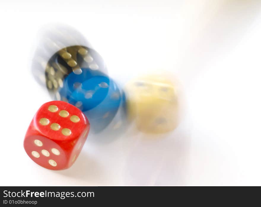 Falling dice