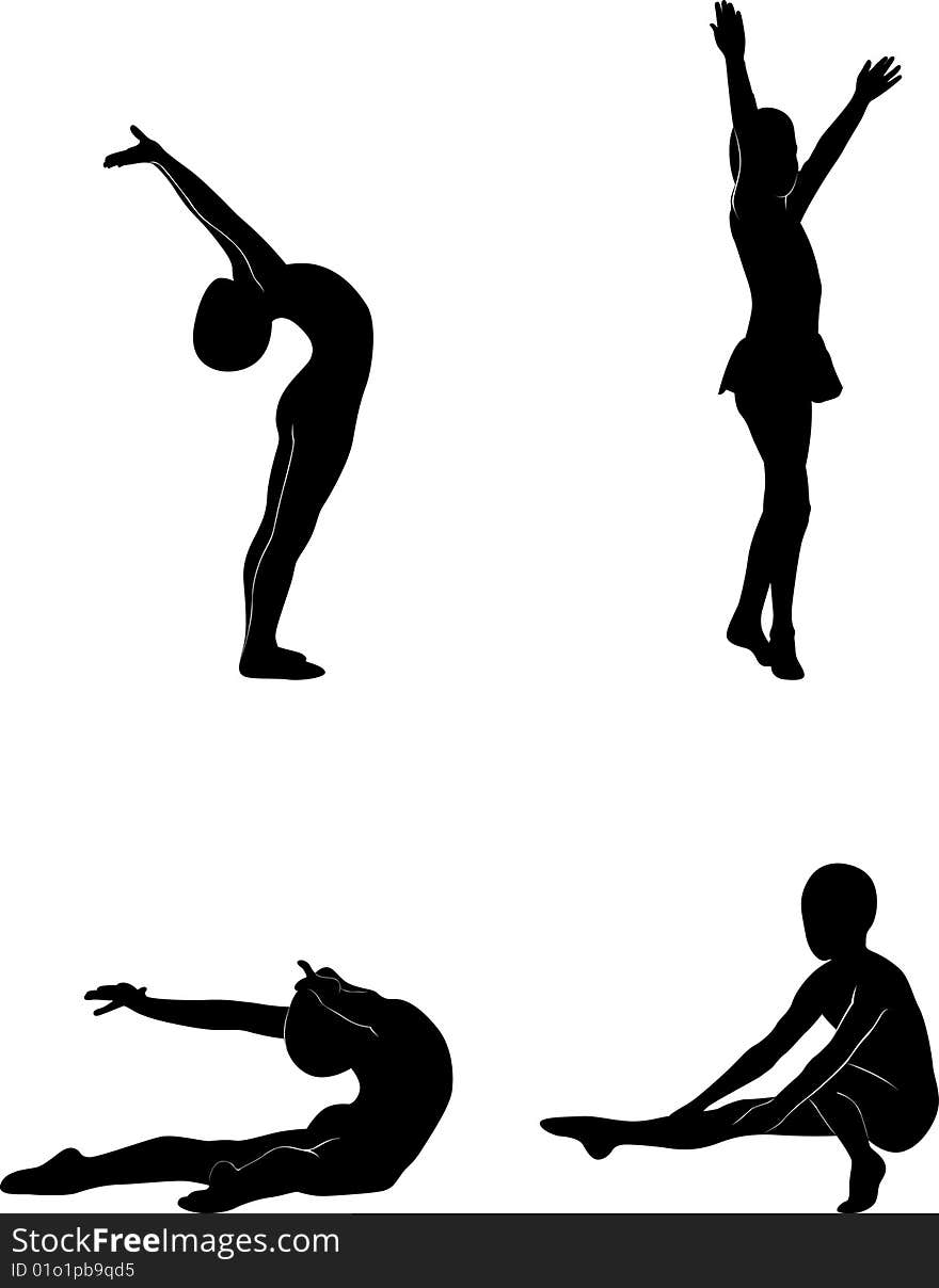 Sports Silhouettes Vector