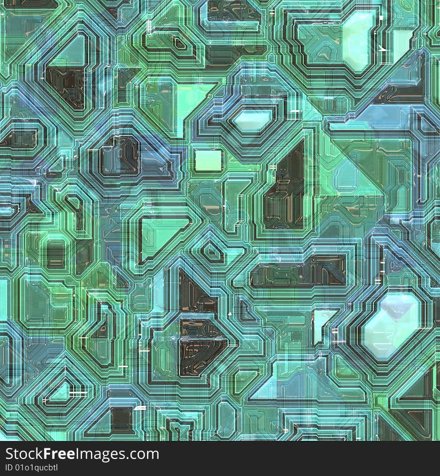 The green blue abstract background. The green blue abstract background