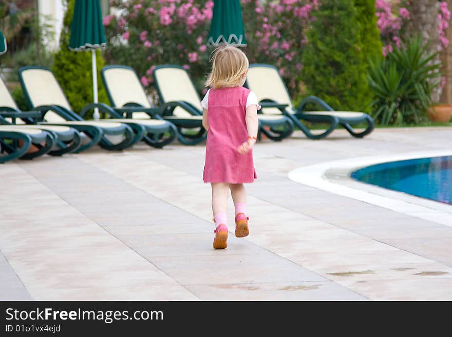 Beautiful little girl in nature. Beautiful little girl in nature