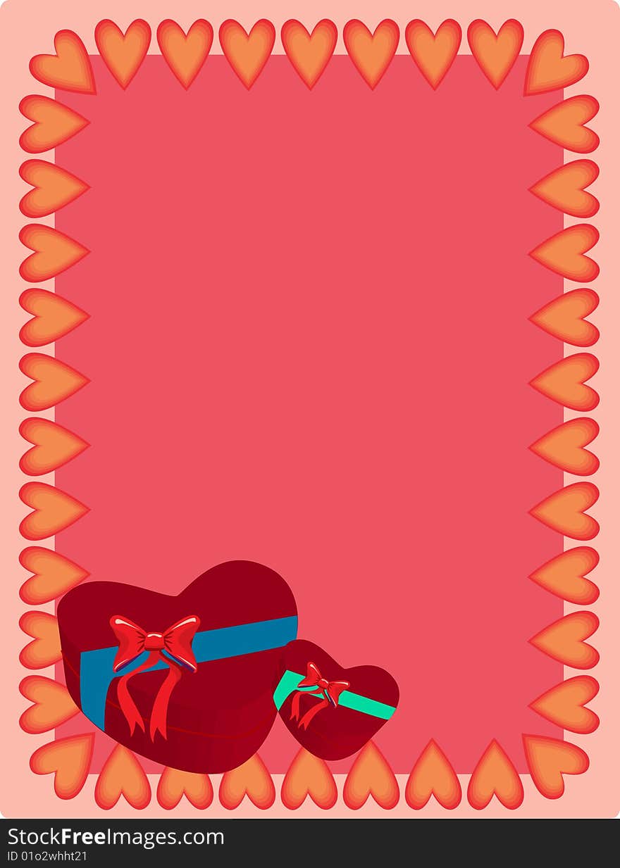 Red box, vector, clip-art