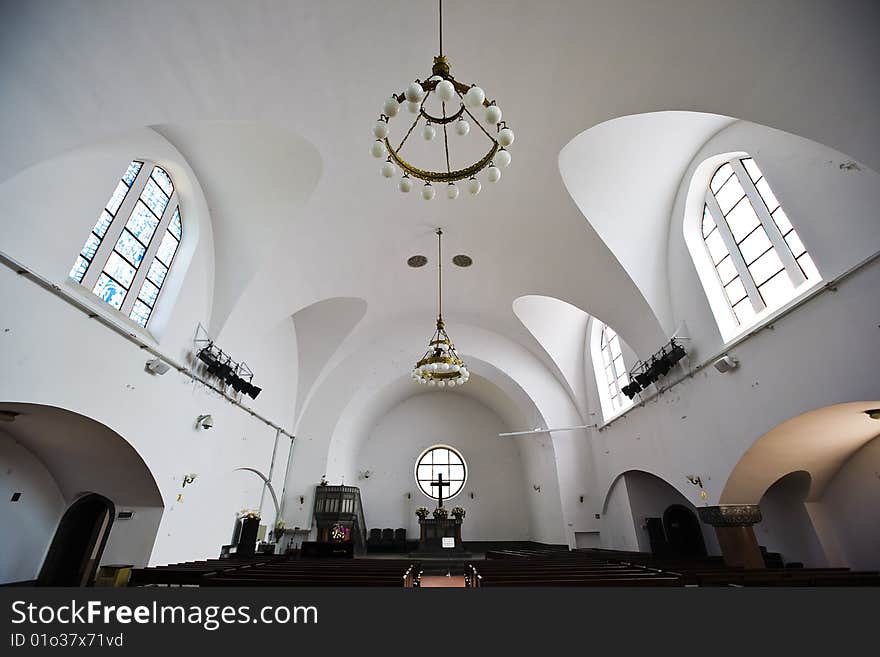 Christ church in qingdao,built in about 1934，gothic style